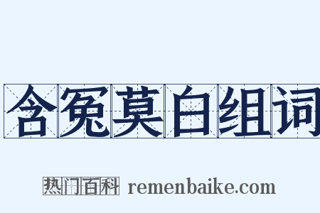 含冤莫白组词是什么意思的图片